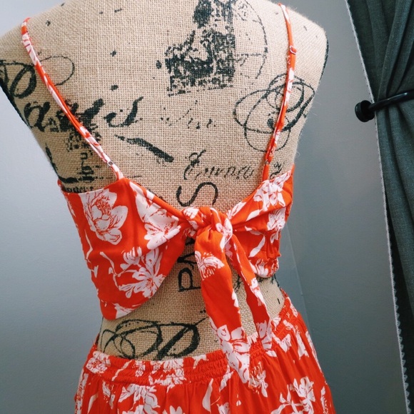 free people two piece floral set - Picture 5 of 6